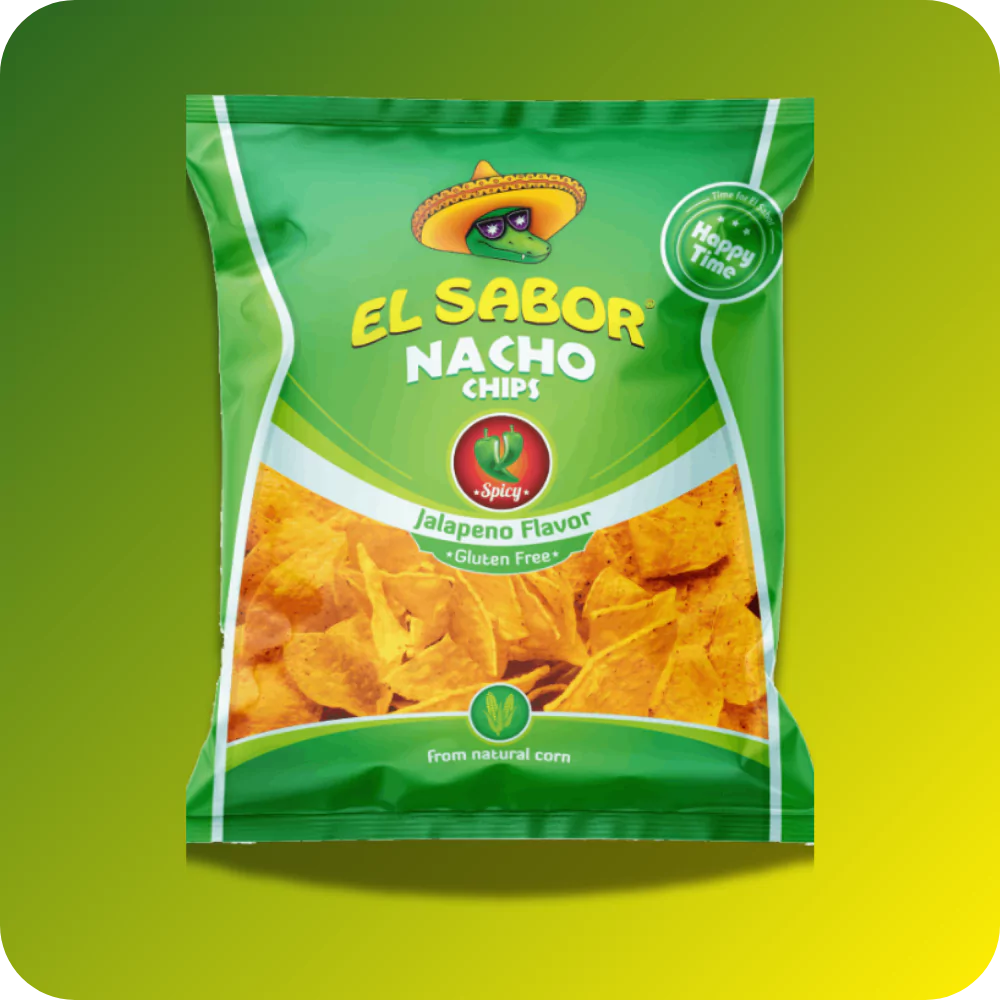 El Sabor Nacho chips - Jalapeno