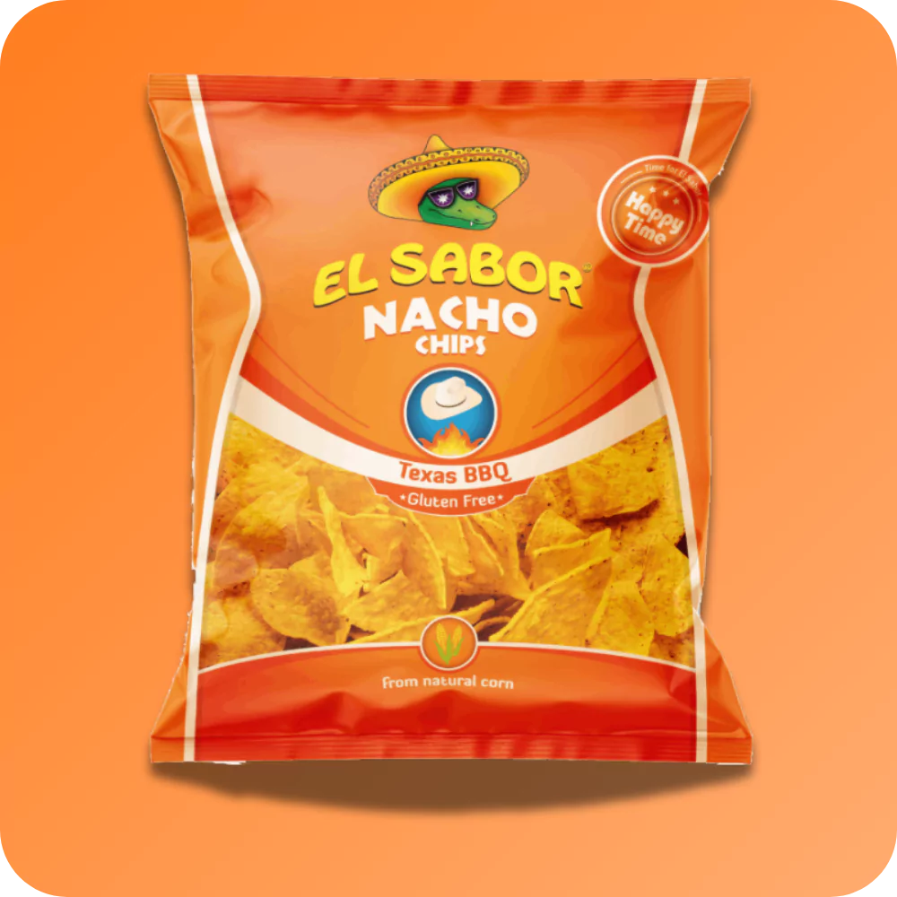 El Sabor Nacho chips - Texas BBQ