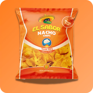 El Sabor Nacho chips - Texas BBQ
