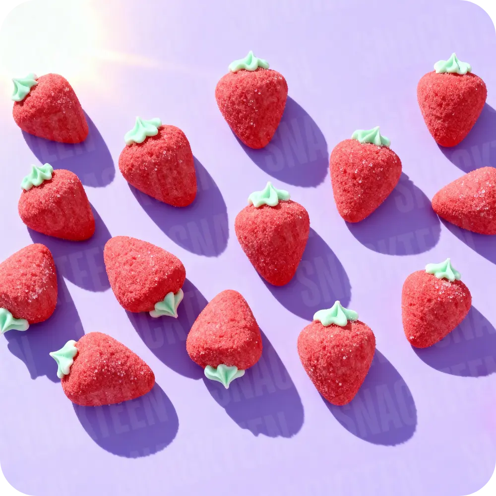 Óriás eper pillecukor